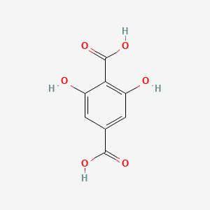 2,6-Dihydroxyterephthalic acid chemical structure (CAS 69660-39-5)