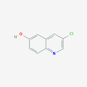 3-Chloroquinolin-6-ol chemical structure (CAS 696612-04-1)