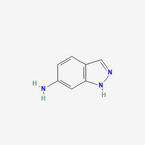 1H-Indazol-6-amine chemical structure (CAS 6967-12-0)