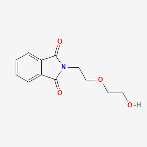 2-(2-(2-Hydroxyethoxy)ethyl)isoindoline-1,3-dione chemical structure (CAS 69676-63-7)