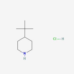 4-(tert-Butyl)piperidine hydrochloride chemical structure (CAS 69682-13-9)