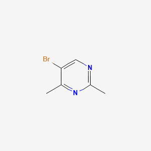 5-Bromo-2,4-dimethylpyrimidine chemical structure (CAS 69696-37-3)