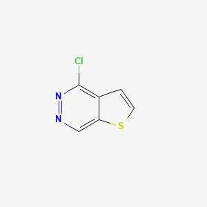 4-Chlorothieno[2,3-d]pyridazine chemical structure (CAS 697-68-7)