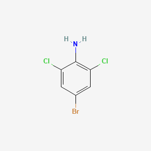 4-Bromo-2,6-dichloroaniline chemical structure (CAS 697-88-1)