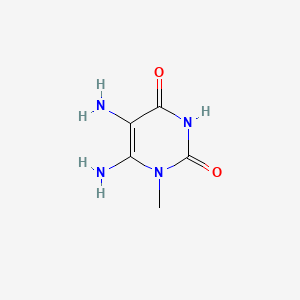 5,6-Diamino-1-methyluracil chemical structure (CAS 6972-82-3)