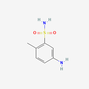 5-Amino-2-methylbenzenesulfonamide chemical structure (CAS 6973-09-7)