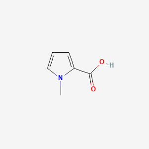 1-Methyl-2-pyrrolecarboxylic acid chemical structure (CAS 6973-60-0)
