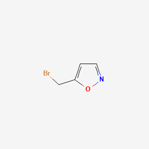 5-(Bromomethyl)isoxazole chemical structure (CAS 69735-35-9)