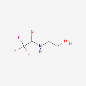 2,2,2-Trifluoro-N-(2-hydroxyethyl)acetamide chemical structure (CAS 6974-29-4)