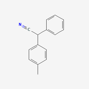 2-Phenyl-2-(p-tolyl)acetonitrile chemical structure (CAS 6974-49-8)