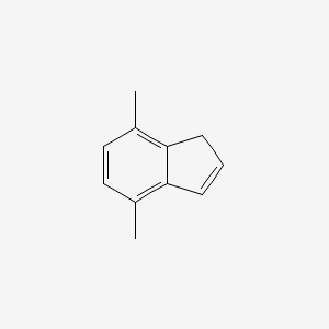 4,7-Dimethyl-1H-indene chemical structure (CAS 6974-97-6)
