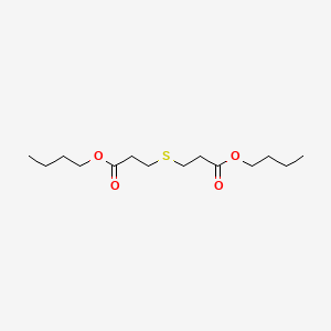 Dibutyl 3,3'-thiodipropionate chemical structure (CAS 6975-31-1)