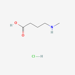 4-(Methylamino)butanoic acid hydrochloride chemical structure (CAS 6976-17-6)