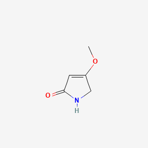 4-Methoxy-1H-pyrrol-2(5H)-one chemical structure (CAS 69778-83-2)