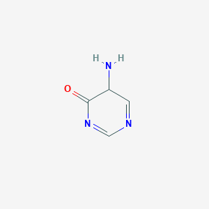 5-Aminopyrimidin-4(3H)-one chemical structure (CAS 69785-94-0)