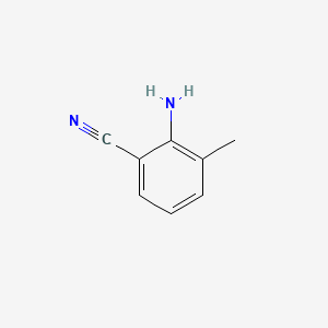 2-Amino-3-methylbenzonitrile chemical structure (CAS 69797-49-5)
