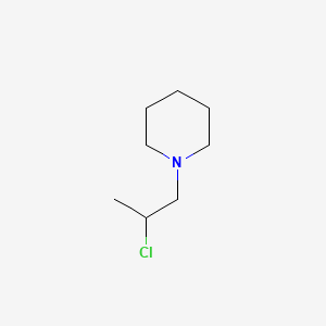 1-(2-Chloropropyl)piperidine chemical structure (CAS 698-92-0)