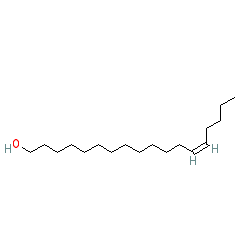 cis-13-octadecenol chemical structure (CAS 69820-27-5)
