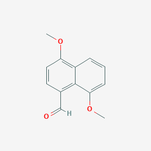 4,8-Dimethoxy-1-naphthaldehyde chemical structure (CAS 69833-11-0)