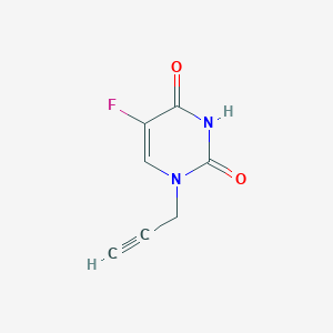 5-Fluoro-1-(prop-2-yn-1-yl)pyrimidine-2,4(1H,3H)-dione chemical structure (CAS 69849-33-8)