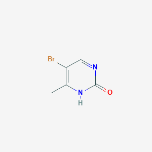 5-Bromo-6-methylpyrimidin-2(1H)-one chemical structure (CAS 69849-34-9)
