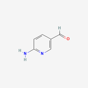 6-Aminonicotinaldehyde chemical structure (CAS 69879-22-7)