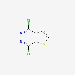 4,7-Dichlorothieno[2,3-d]pyridazine chemical structure (CAS 699-89-8)