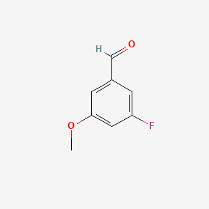 3-Fluoro-5-methoxybenzaldehyde chemical structure (CAS 699016-24-5)