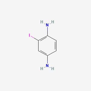 2-Iodo-1,4-benzenediamine chemical structure (CAS 69951-01-5)