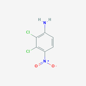 2,3-Dichloro-4-nitroaniline chemical structure (CAS 69951-03-7)
