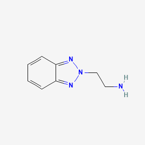 2-(2H-Benzo[d][1,2,3]triazol-2-yl)ethanamine chemical structure (CAS 69980-83-2)