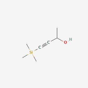 4-(Trimethylsilyl)but-3-yn-2-ol chemical structure (CAS 6999-19-5)