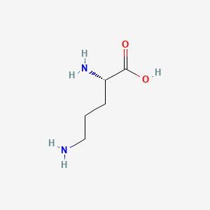(S)-2,5-Diaminopentanoic acid chemical structure (CAS 70-26-8)