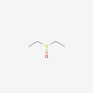 (Ethylsulfinyl)ethane chemical structure (CAS 70-29-1)