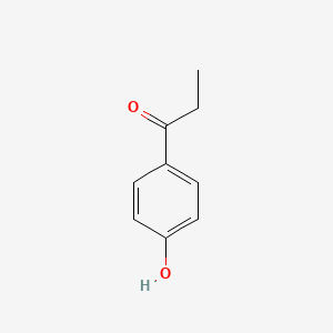 4'-Hydroxypropiophenone chemical structure (CAS 70-70-2)