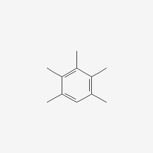 1,2,3,4,5-Pentamethylbenzene chemical structure (CAS 700-12-9)