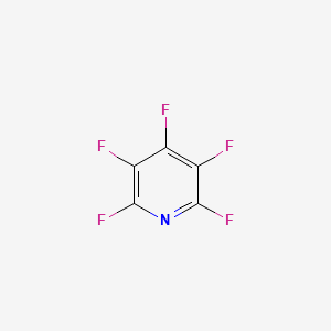 2,3,4,5,6-Perfluoropyridine chemical structure (CAS 700-16-3)