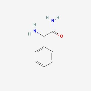2-Amino-2-phenylacetamide chemical structure (CAS 700-63-0)