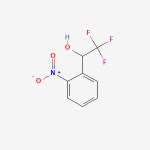 2,2,2-Trifluoro-1-(2-nitrophenyl)ethanol chemical structure (CAS 700362-32-9)