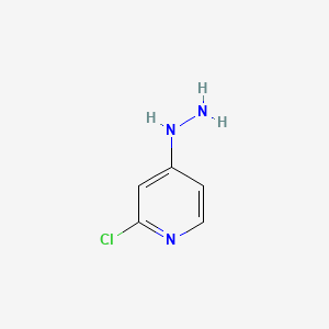 2-Chloro-4-hydrazinopyridine chemical structure (CAS 700811-29-6)