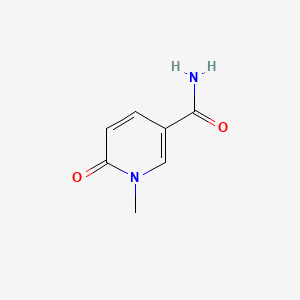 1-Methyl-6-oxo-1,6-dihydropyridine-3-carboxamide chemical structure (CAS 701-44-0)
