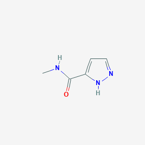 N-Methyl-1H-pyrazole-3-carboxamide chemical structure (CAS 701214-21-3)