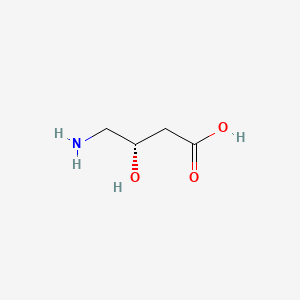 (S)-4-Amino-3-hydroxybutanoic acid chemical structure (CAS 7013-05-0)