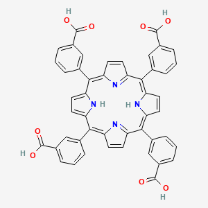 meso-Tetra (3-carboxyphenyl) porphine chemical structure (CAS 70152-54-4)
