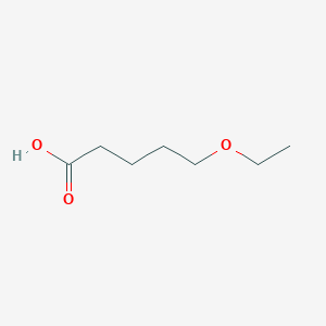 5-Ethoxypentanoic acid chemical structure (CAS 70160-06-4)