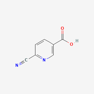 6-Cyanonicotinic acid chemical structure (CAS 70165-31-0)