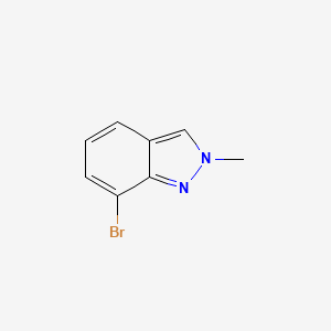 7-Bromo-2-methyl-2H-indazole chemical structure (CAS 701910-14-7)
