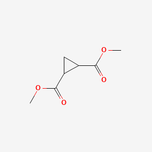 Dimethyl cyclopropane-1,2-dicarboxylate chemical structure (CAS 702-28-3)