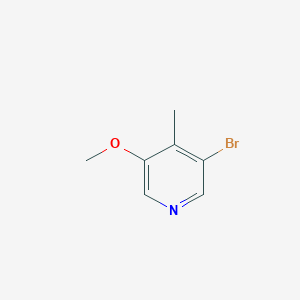 3-Bromo-5-methoxy-4-methylpyridine chemical structure (CAS 70201-49-9)