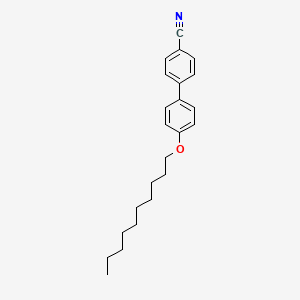 4'-(Decyloxy)-[1,1'-biphenyl]-4-carbonitrile chemical structure (CAS 70247-25-5)